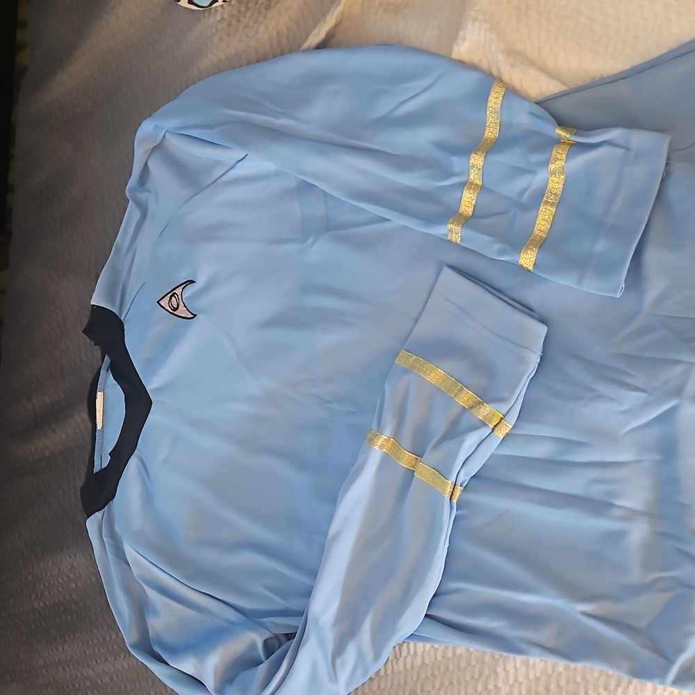 Blue Long Sleeve Spock Shirt